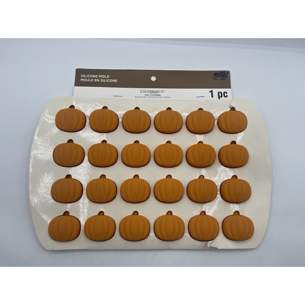 CELEBRATE IT Pumpkin Silicone Mold Bakeware